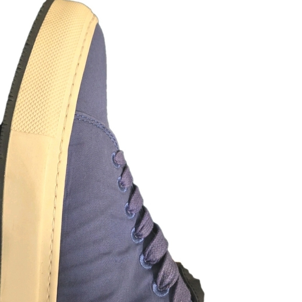 Buschemi Blue 100mm Fabric High Top Sneakers EU 43 US Men Size 10 - Picture 10 of 12